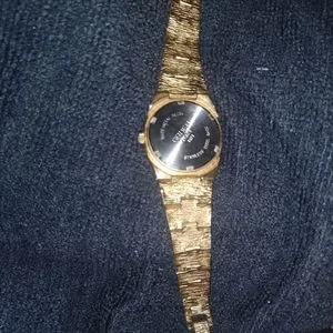 Gruen Diamond Gold Nugget watch- Needs Battery Vintage Gruen Diamond Women main image 4